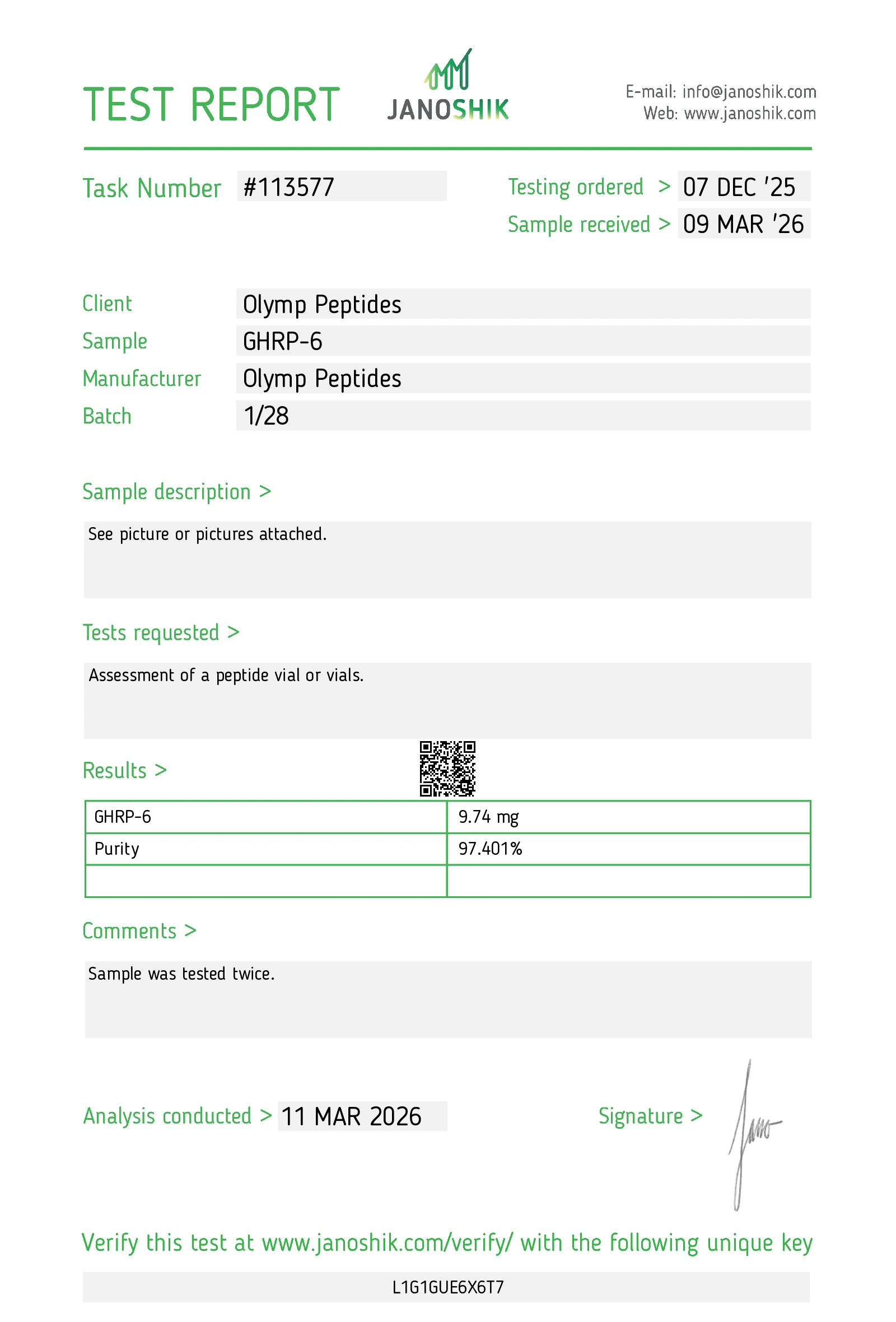 GHRP-6 10mg - Image 2